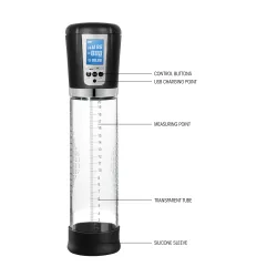 Pumped Pompe automatique pour pénis avec écran LCD 20 x 6cm